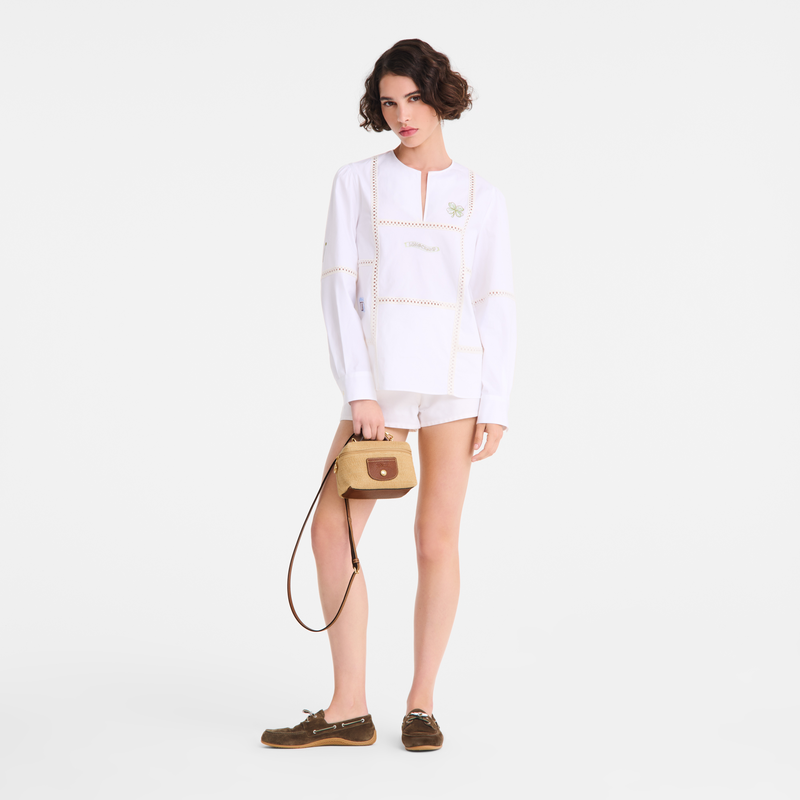 Le Pliage Collection XS Crossbody bag , Brown - Canvas  - View 2 of  7