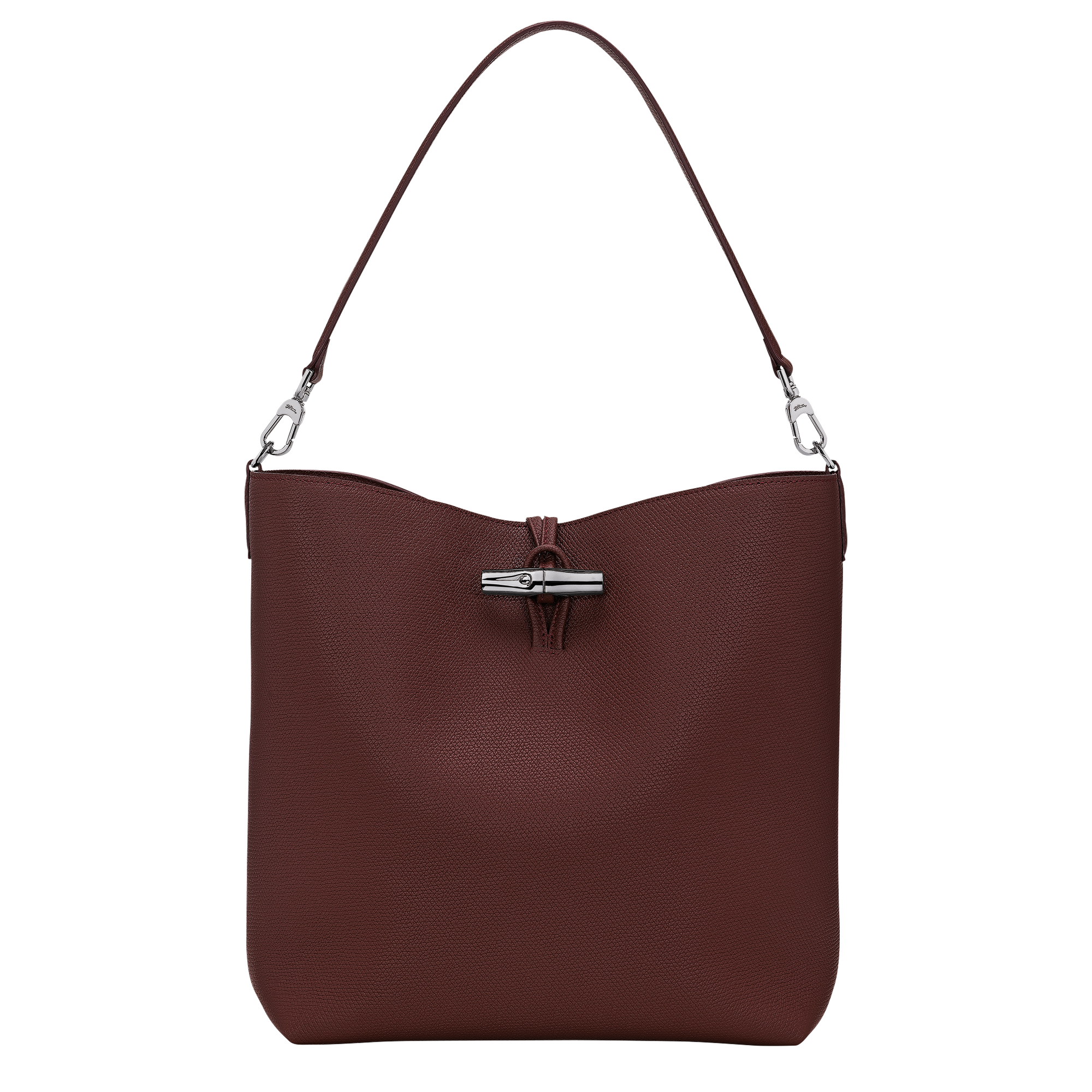 Le Roseau Hobo bag M, Burgundy