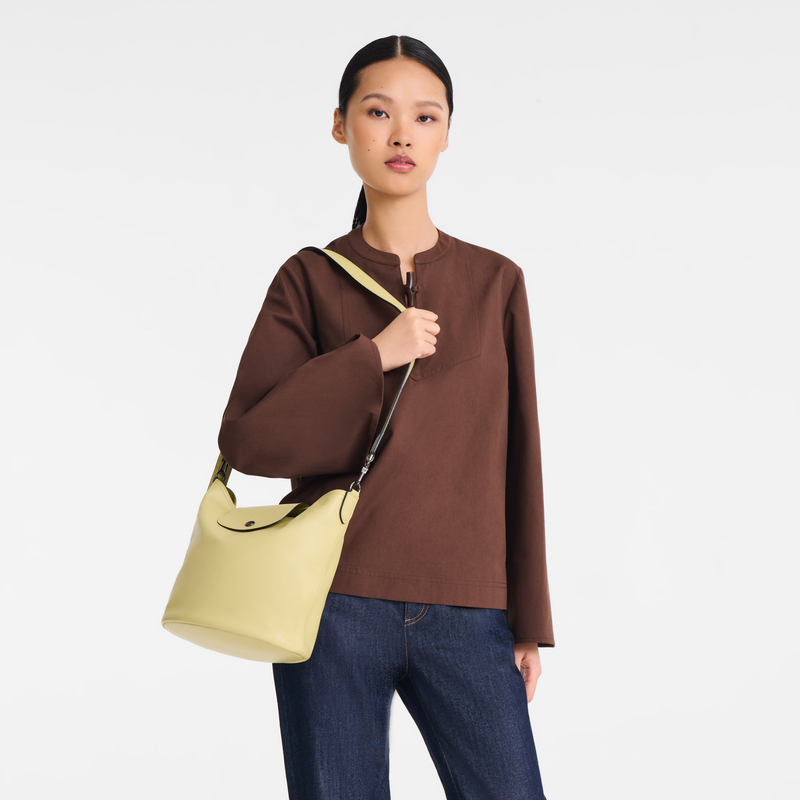 Le Pliage Xtra M Shoulder bag , Pistachio - Leather  - View 2 of  6