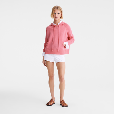 Hoodie jumper , Marshmallow - Knit