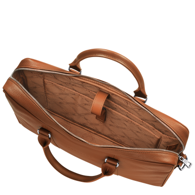 Le Foulonn&eacute; Briefcase XS, Caramel