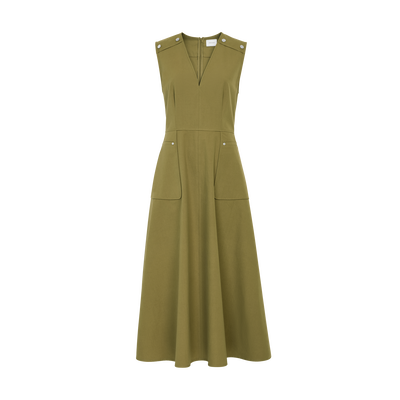 Dress , Lichen - Cotton poplin
