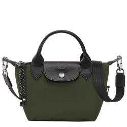 Le Pliage Energy XS Handbag , Khaki - Recycled canvas