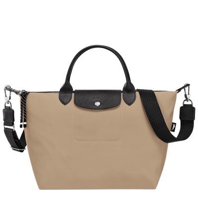 Le Pliage Energy L Handbag , Clay - Recycled canvas