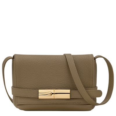 Le Smart S Crossbody bag , Olive - Leather