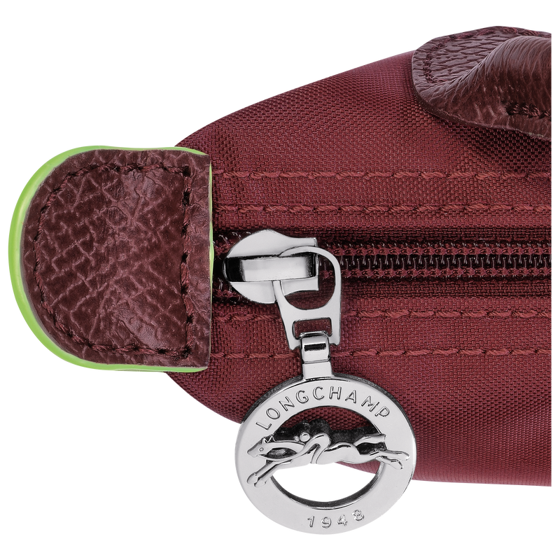Le Pliage Green Pouch with handle , Pomegranate - Recycled canvas  - View 6 of  6