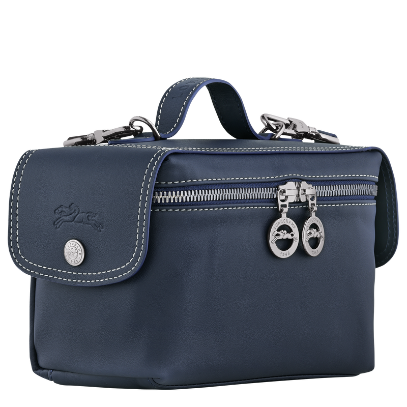 Le Pliage Xtra XS Toolkit bag , Navy - Leather  - View 3 of  5