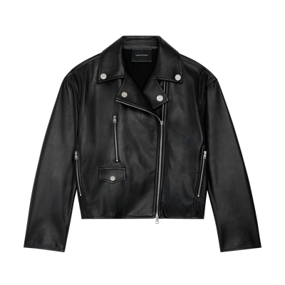 Jacket , Black - Leather