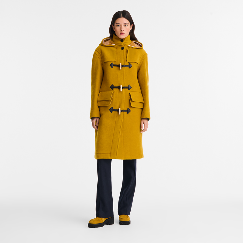 Duffle Coat , Nutmeg - Double-faced wool cloth  - View 2 of  4