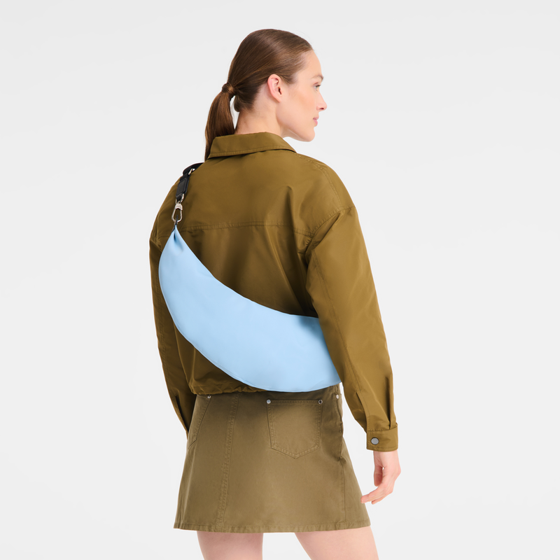 Le Pliage Energy XL Crossbody bag , Sky Blue - Canvas  - View 7 of  7