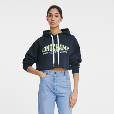 Hoodie , Navy - Jersey
