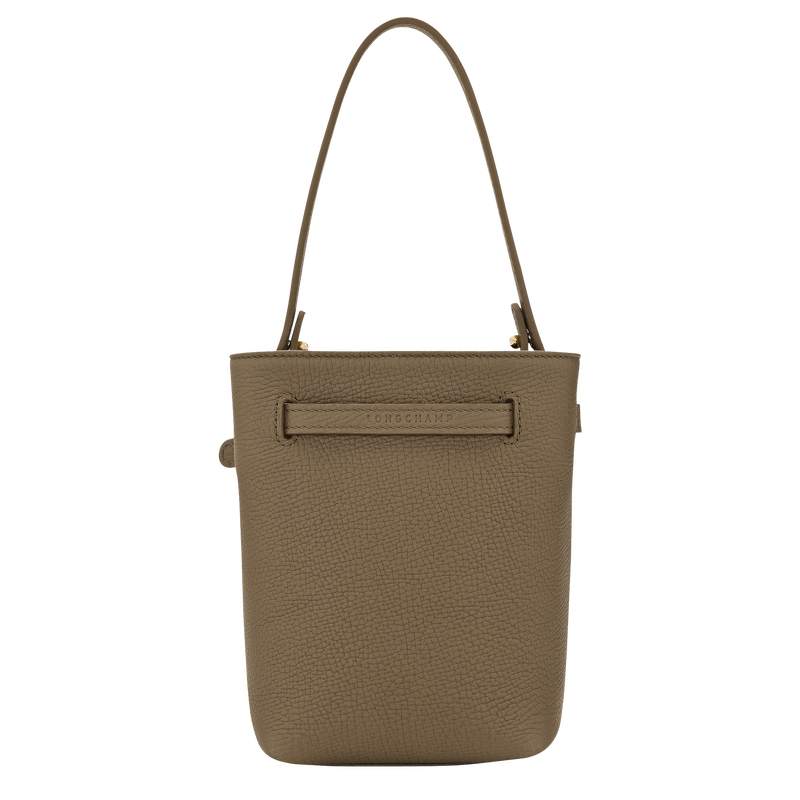 Le Smart XS Bucket bag , Olive - Leather  - View 4 of  6