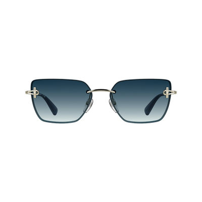 Sunglasses , Gold/Blue - OTHER