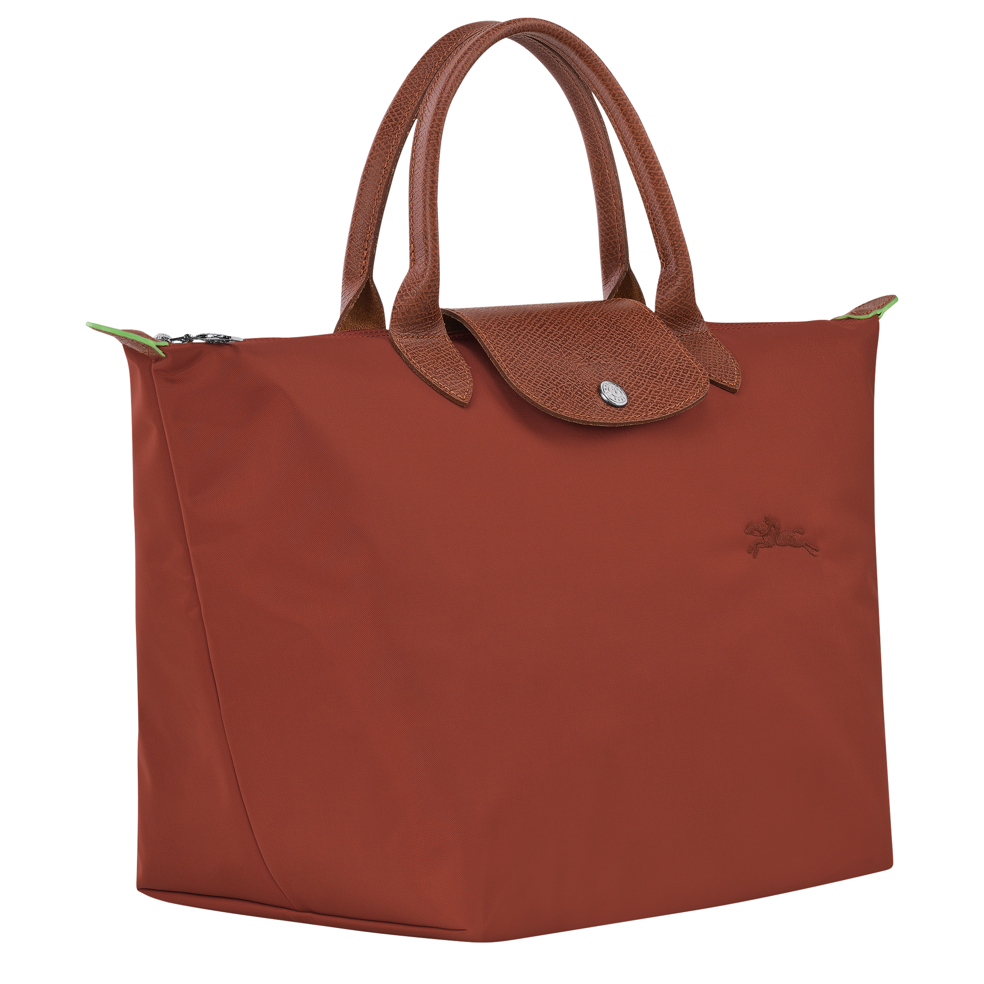 Handbag M, Chestnut - View 3 of
7 - zoom in Le Pliage Green Handbag M, Chestnut