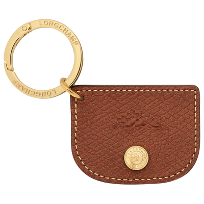 Épure Key ring , Brown - Leather