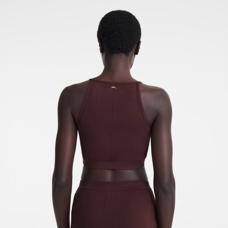 Top , Burgundy - Knit  - View 3 of  4