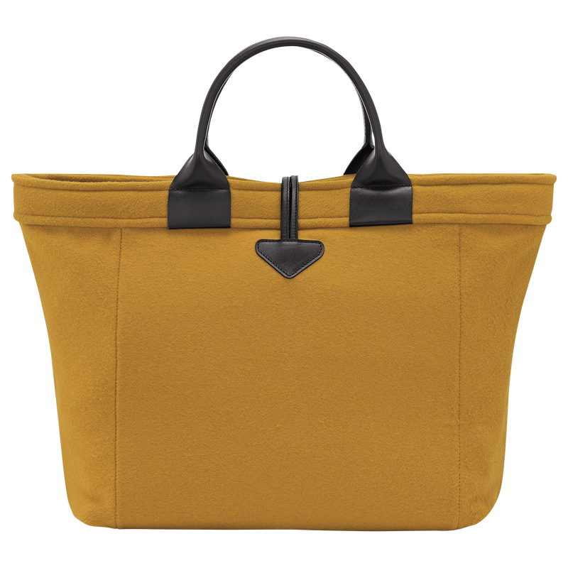 Le Roseau L Tote bag , Nutmeg - Canvas  - View 3 of  4