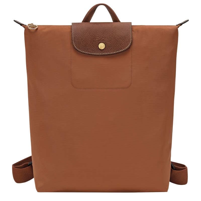 Le Pliage Original M Backpack , Cognac - Recycled canvas  - View 1 of  6