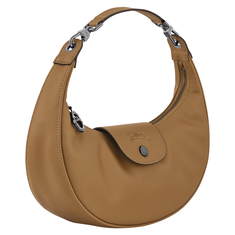 Le Pliage Xtra S Shoulder bag , Tobacco - Leather  - View 3 of  6