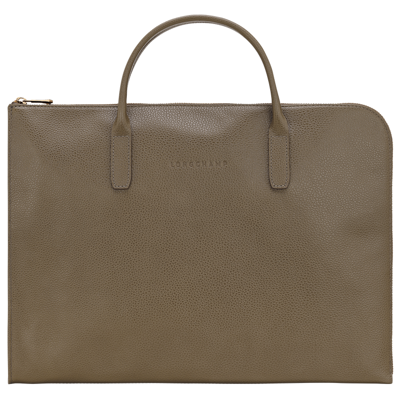 Le Foulonné S Briefcase , Caper - Leather  - View 1 of  4