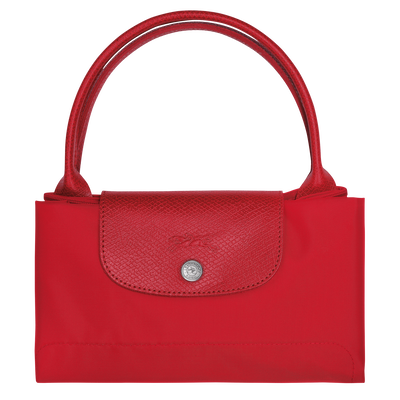 Le Pliage Green Handbag M, Tomato
