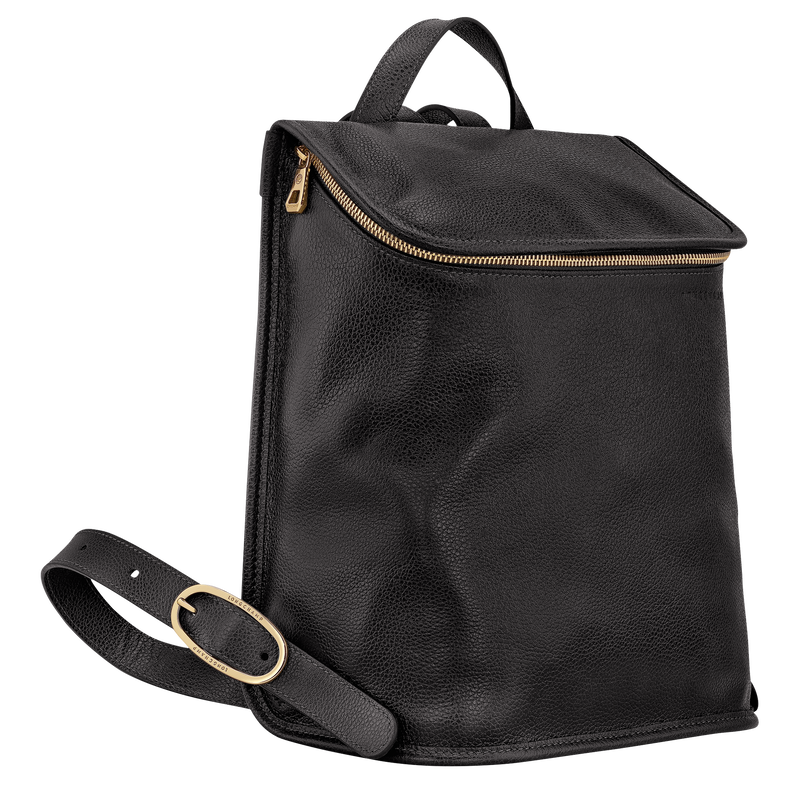 Le Foulonn&eacute; M Backpack , Black - Leather  - View 3 of  6