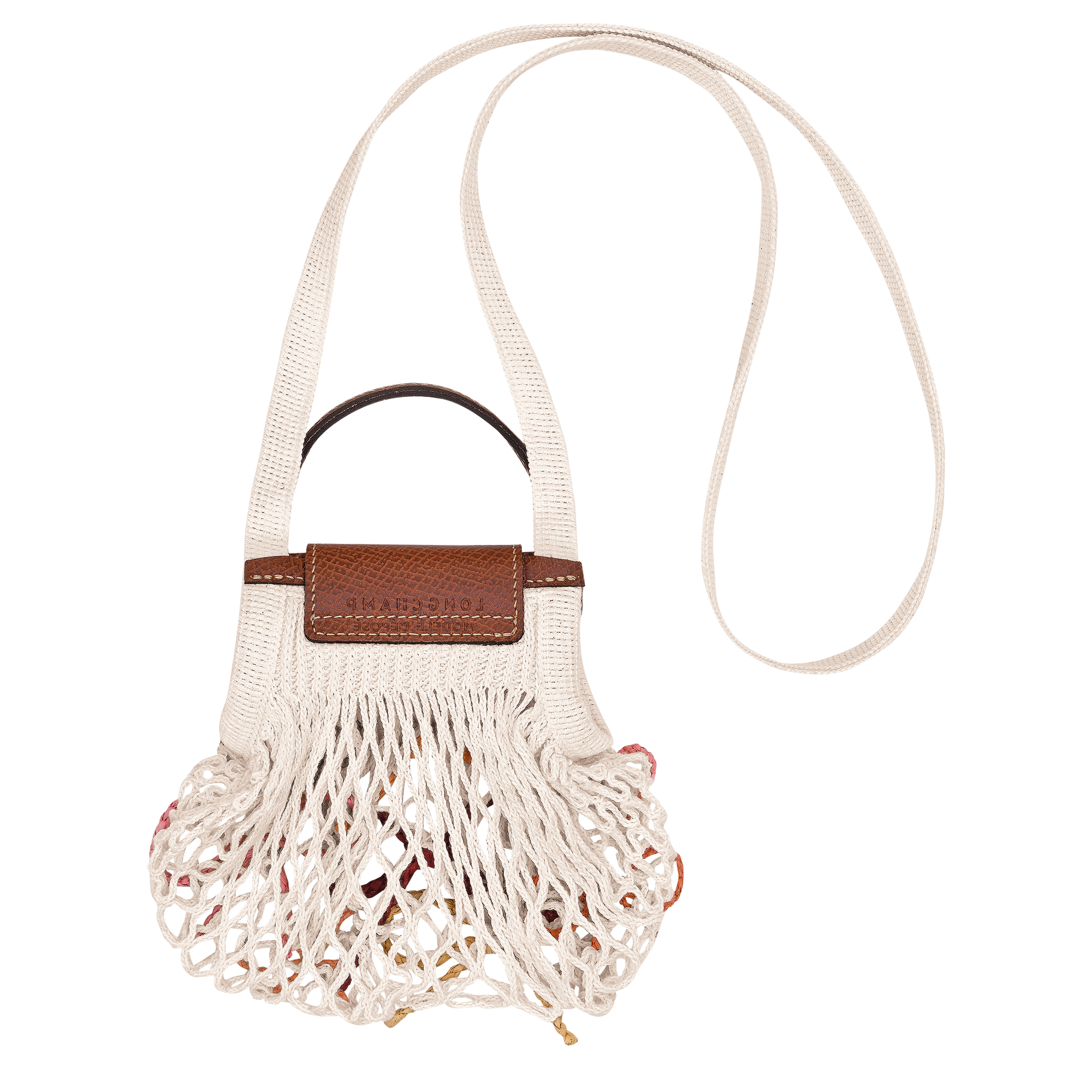 Le Pliage Collection Mesh bag XS, Ecru
