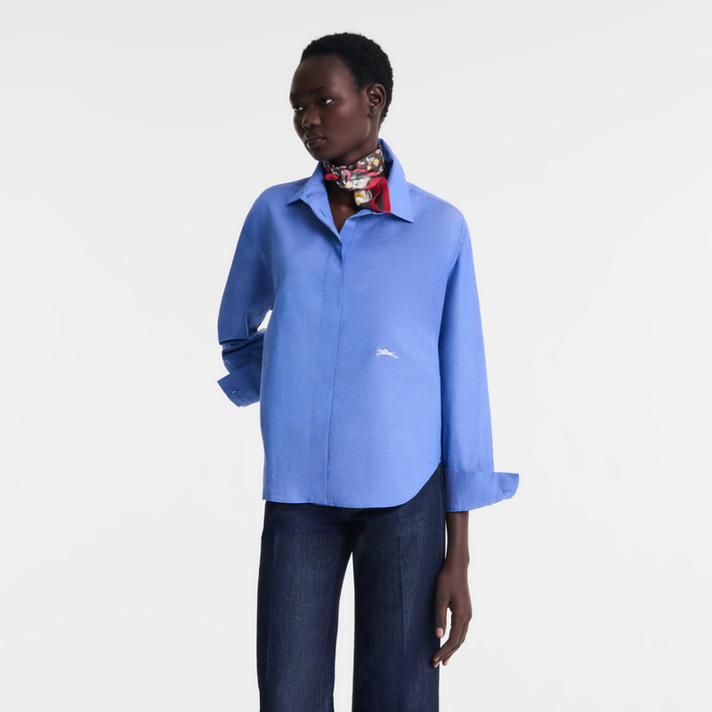 Shirt , Navy - Chambray  - View 4 of  5