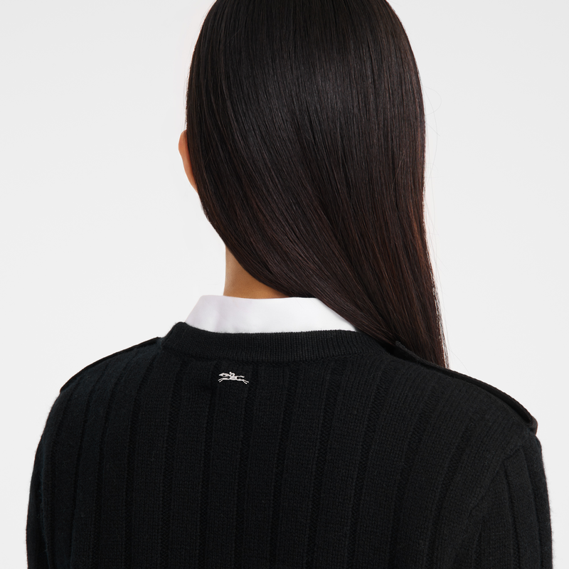 Sweater , Black - Knit  - View 4 of  5