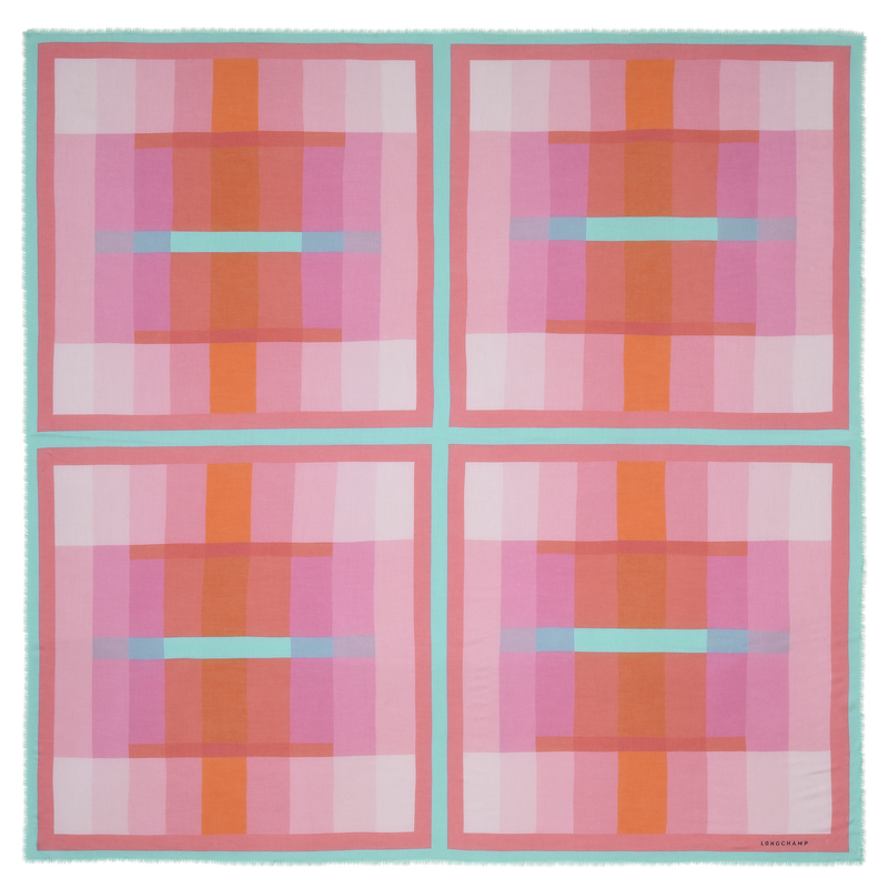 &Eacute;clat Chromatique Stole , Pink - Modal  - View 1 of  2