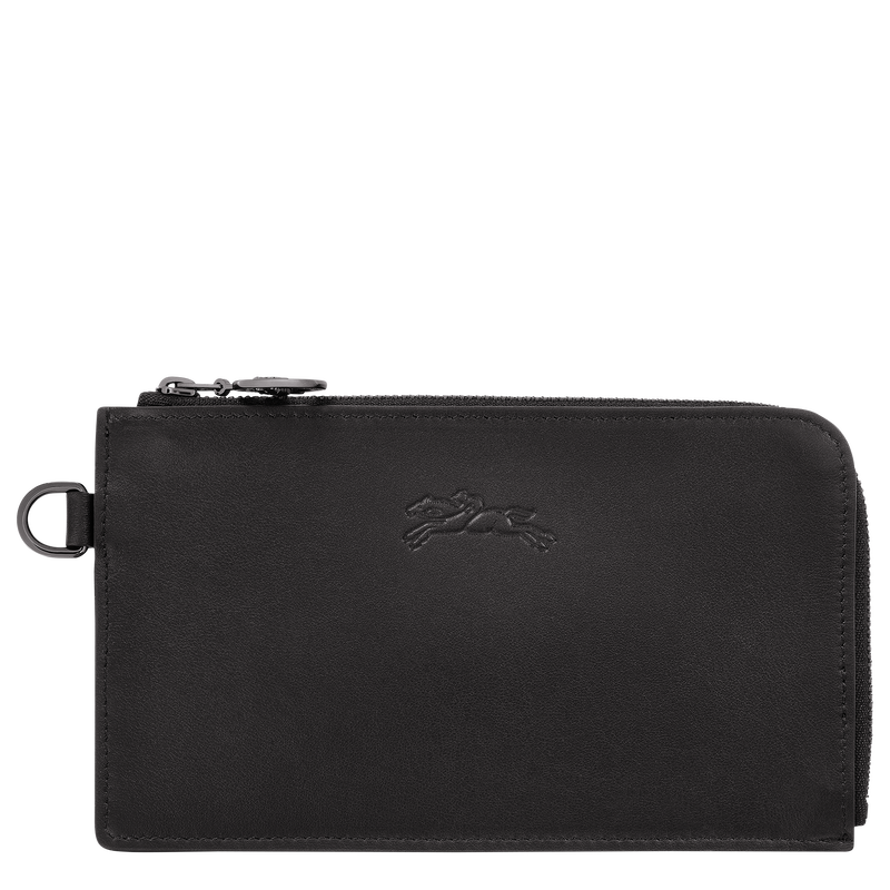 Le Pliage Xtra Pouch , Black - Leather  - View 2 of  2