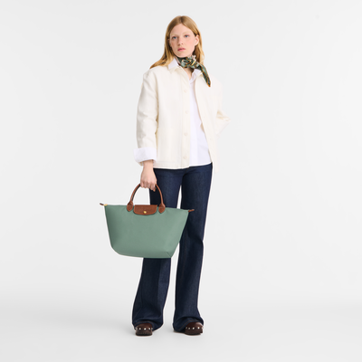 Le Pliage Original Handbag M, Celadon