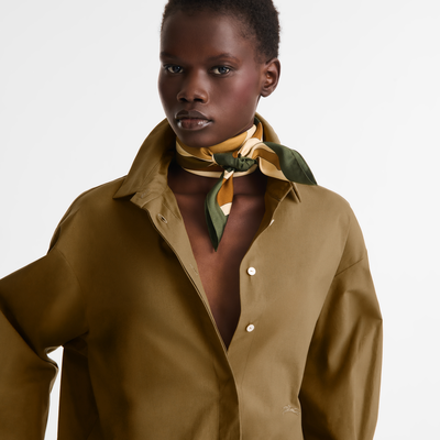 Equestrian Tower Silk scarf 70, Forest