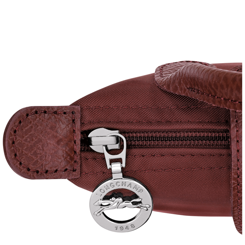 Le Pliage One Pouch , Burgundy - Canvas  - View 5 of  5