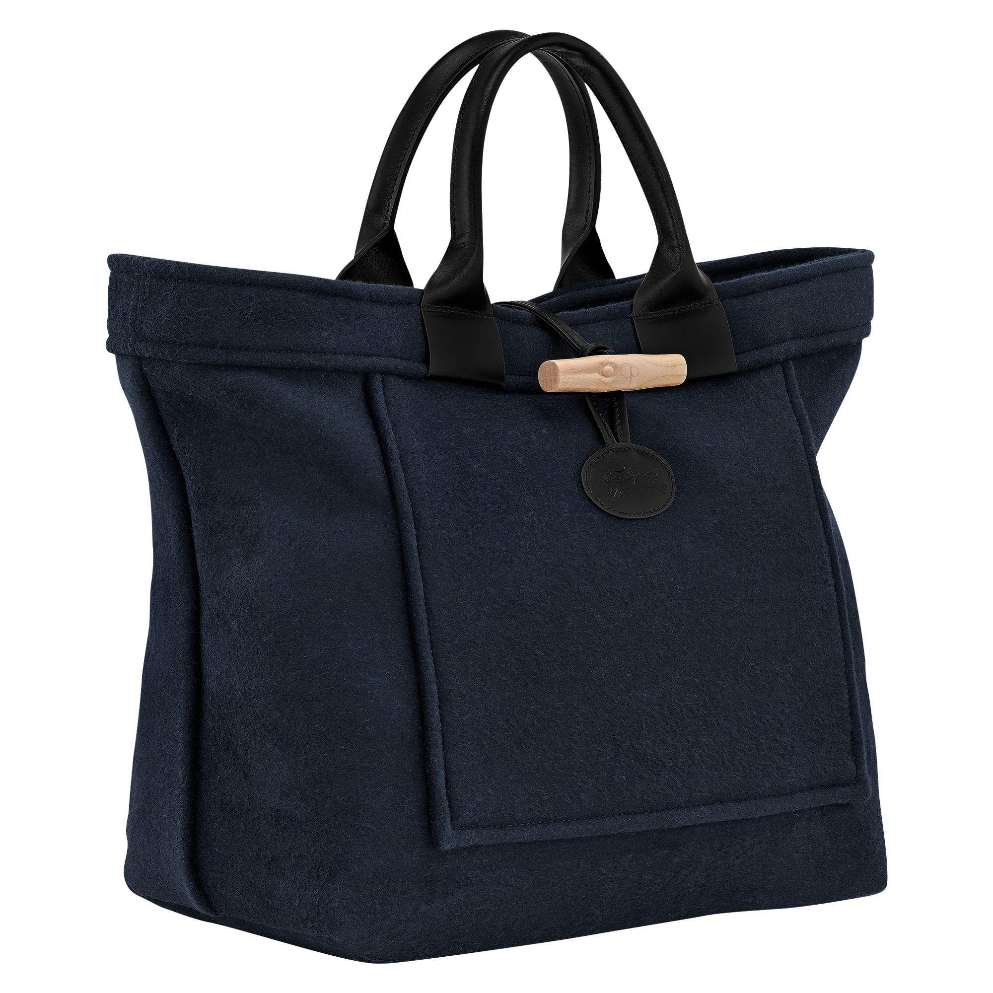 Tote bag L, Navy - View 3 of
5 - zoom in Le Roseau Tote bag L, Navy