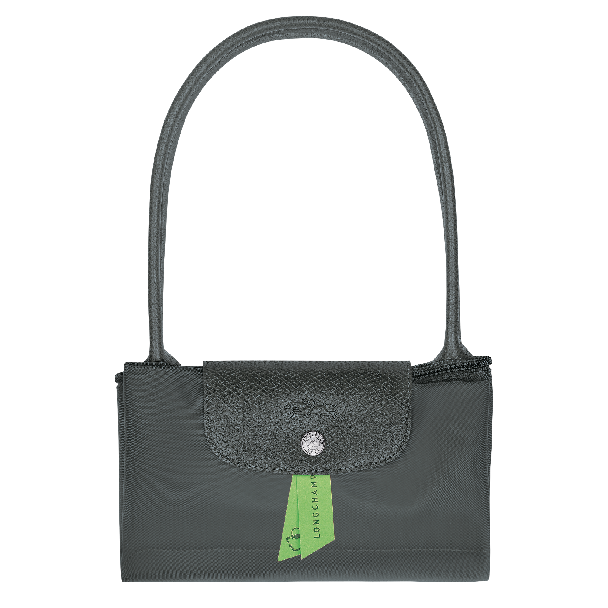 Tote bag M, Graphite - View 6 of 
        6 - zoom in Le Pliage Green Tote bag M, Graphite
