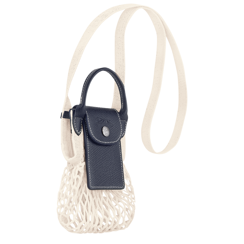 Le Pliage Collection XS Mesh bag , Navy - Canvas  - View 3 of  4