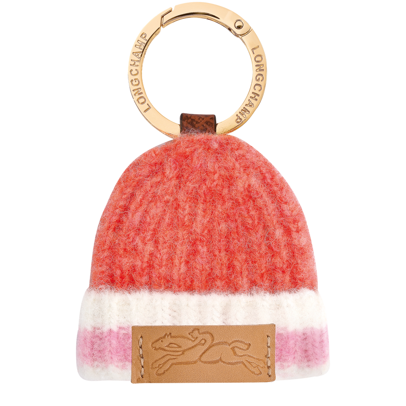 Le Pliage Collection Key ring , Coral/Pink - Canvas  - View 1 of  1