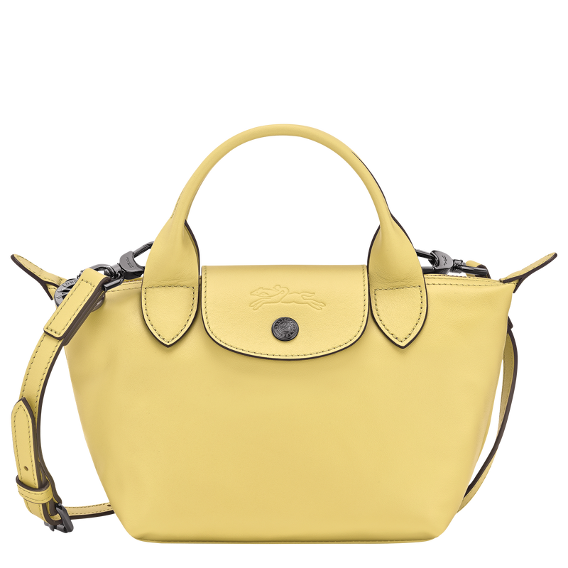 Le Pliage Xtra XS Handbag , Lime - Leather  - View 1 of  5