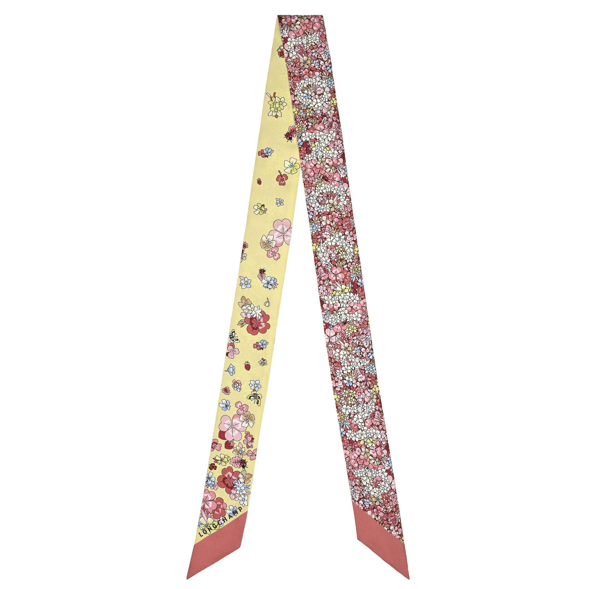 Frise Fleurie Headband, Strawberry