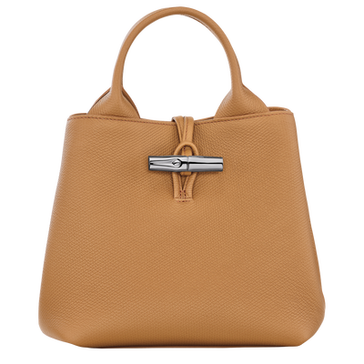 Le Roseau S Handbag , Walnut - Leather