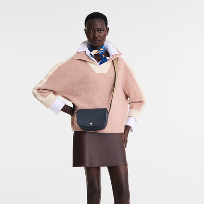 Épure S Crossbody bag , Navy - Leather