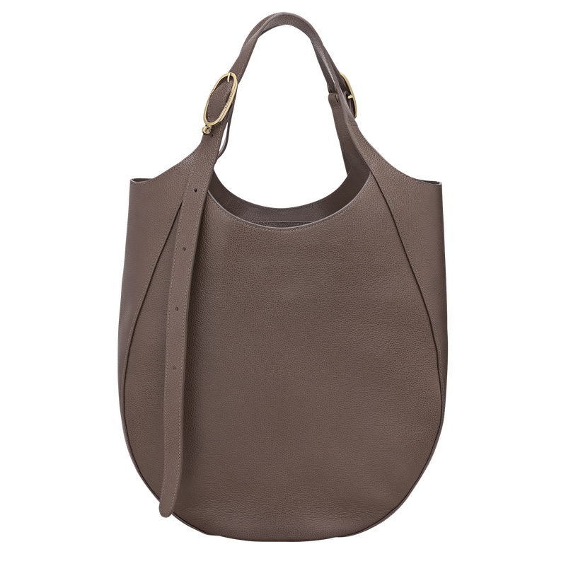 Le Foulonné XL Tote bag , Taupe - Leather  - View 4 of  6