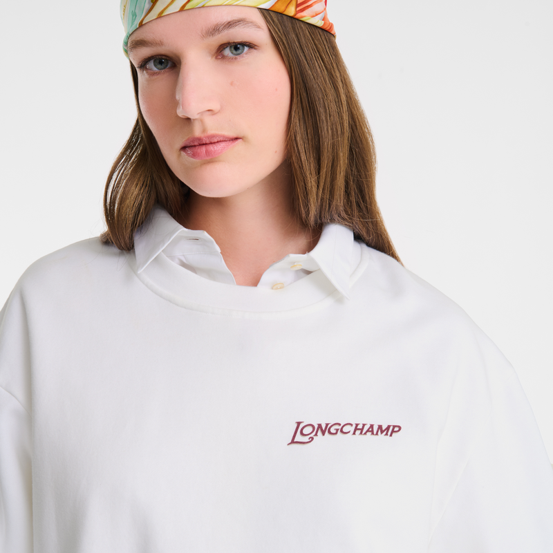 Sweatshirt , White - Jersey  - View 4 of  5