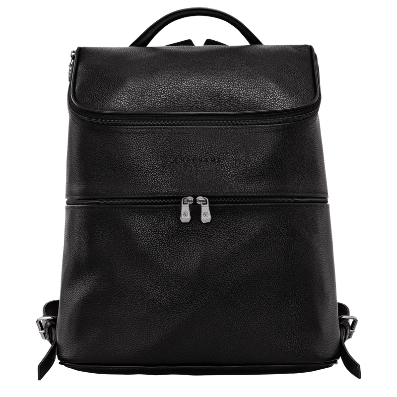 Le Foulonné Backpack , Black - Leather  - View 1 of  4
