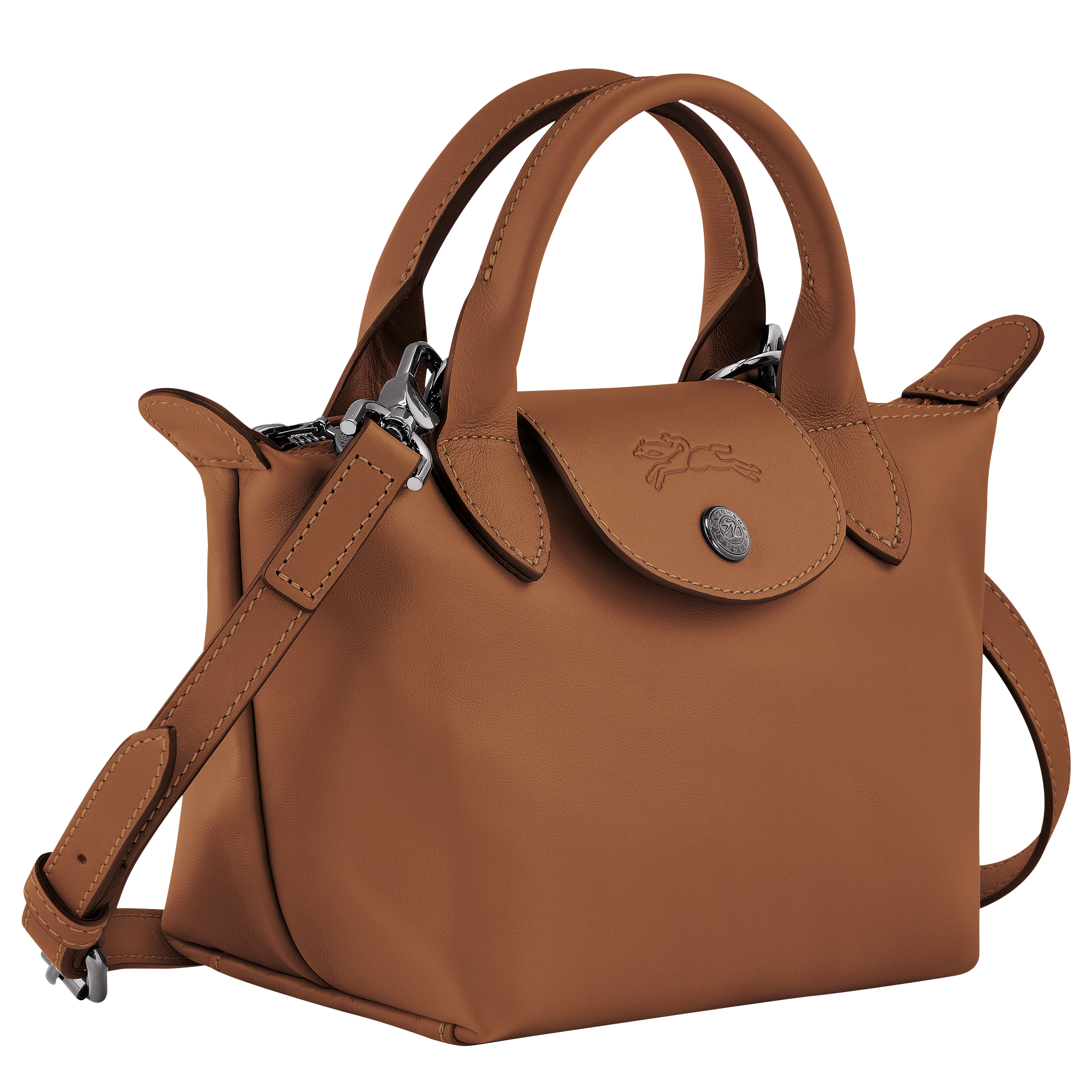 Handbag XS, Cognac - View 3 of 
        6 - zoom in Le Pliage Xtra Handbag XS, Cognac