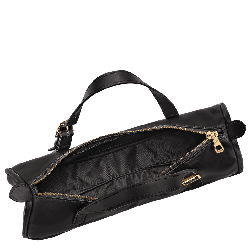 Looong L Shoulder bag , Black - Leather  - View 5 of  6