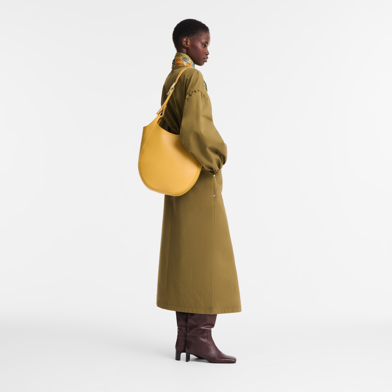 Le Foulonné L Hobo bag , Nutmeg - Leather  - View 2 of  2