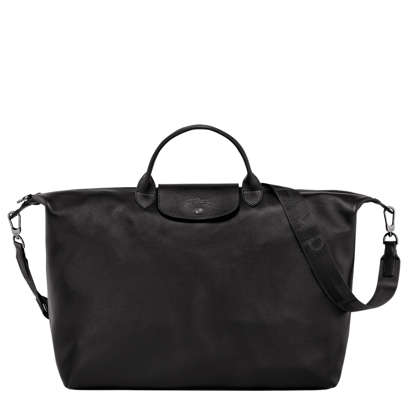 Le Pliage Xtra L Travel bag , Black - Leather  - View 1 of  6