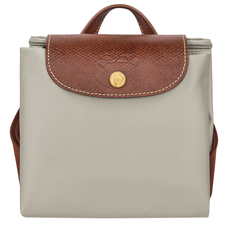 Le Pliage Original M Backpack , Pebble - Recycled canvas  - View 6 of  6